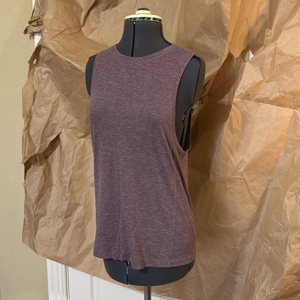 Heathered yoga tank